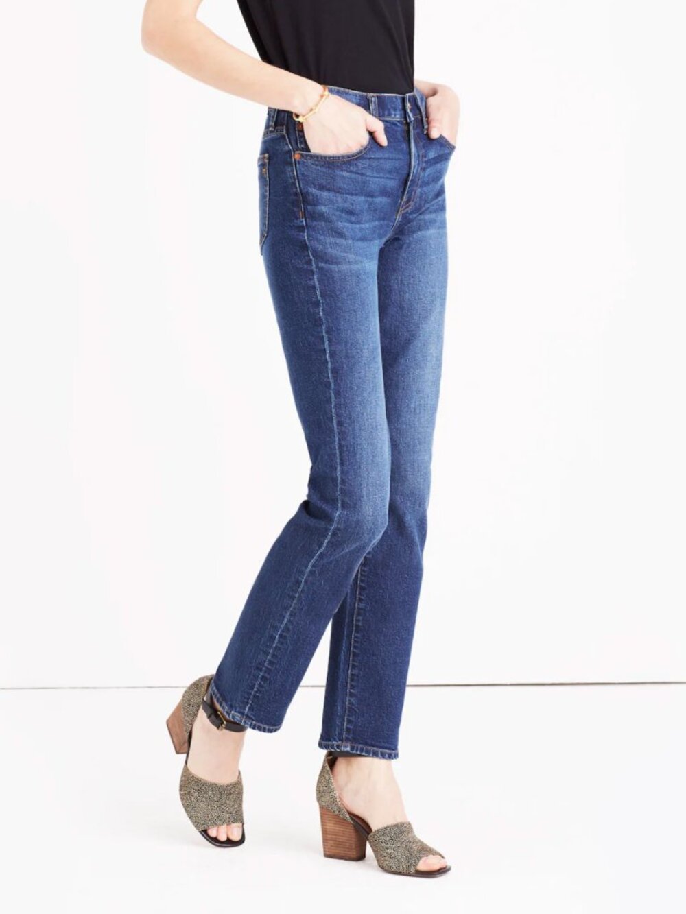 Madewell Cruiser Straight Jeans in Lana Wash - Sz. 24